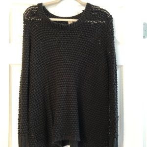 Black oversize sweater